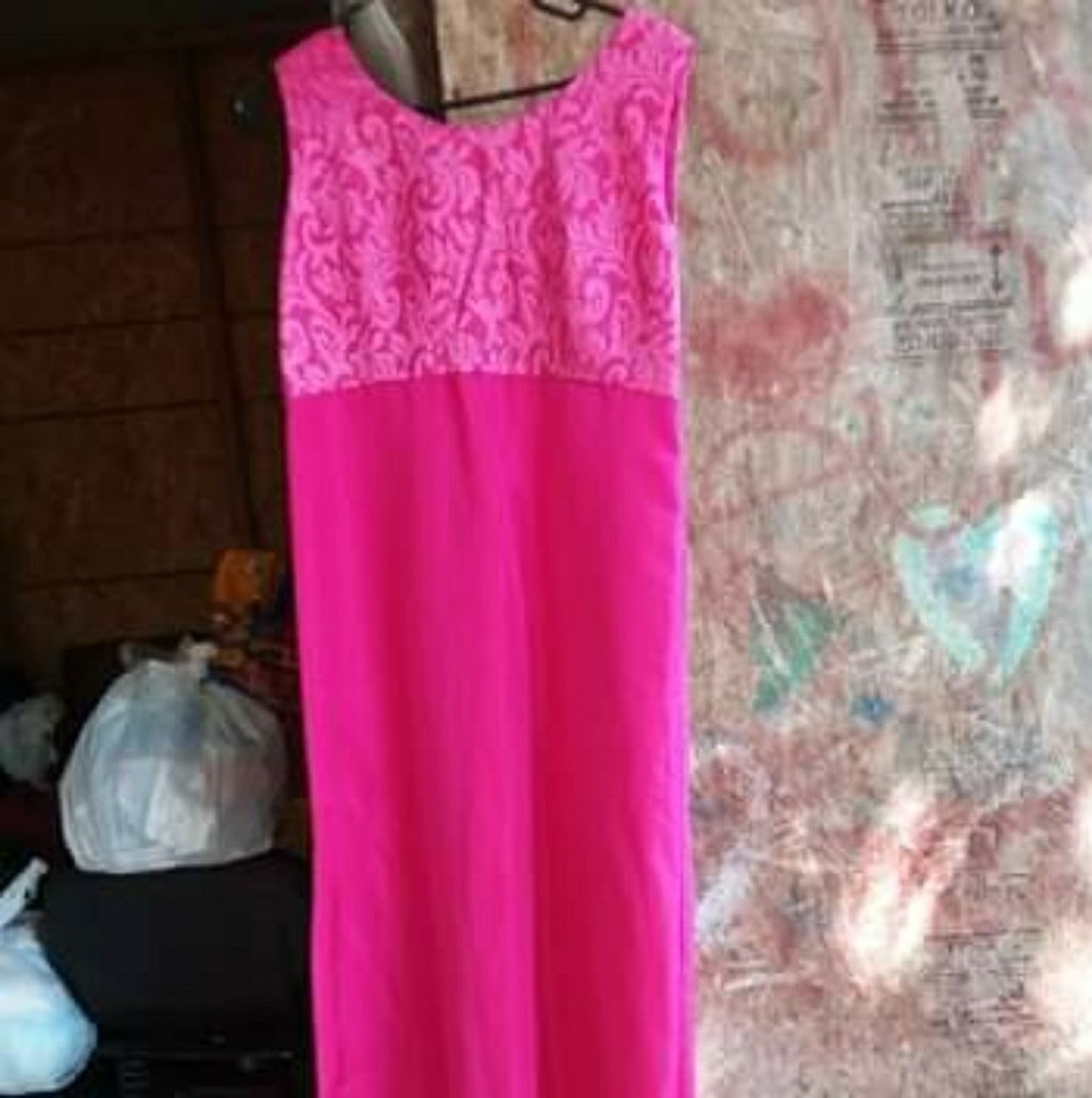 Pink girl's dress formal